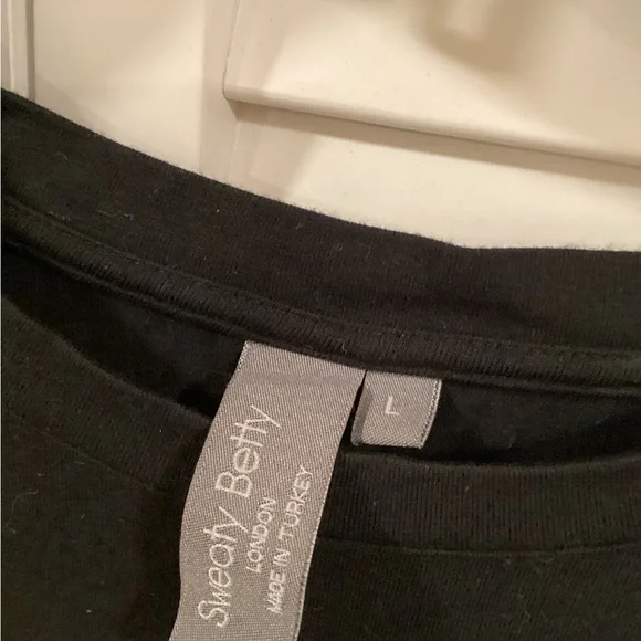 Sweaty Betty”Make Your Own Rules” Black Motivational Quote Top - Picture 2 of 2